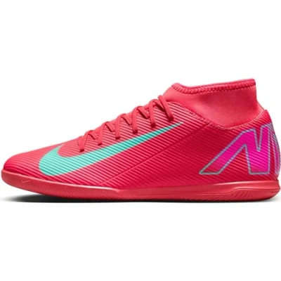 Afbeelding van Nike Performance Mercurial Superfly 10 CLUB IC Zaalvoetbalschoenen, Maat: 41, Ember glow/aurora green Textiel/ synthetisch