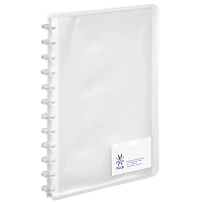 Afbeelding van VIQUEL MAXI GEODE Documentbeschermer, Doorzichtig, Personaliseerbare omslag, 60 Weergaven, Diverse kleuren, Transparant