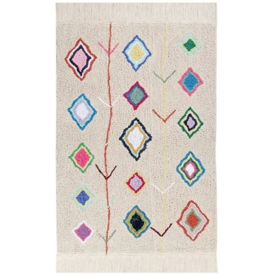 Afbeelding van Lorena Canals Wasbaar katoen vloerkleed Kaarol M 140x200cm