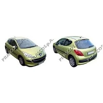 Afbeelding van PRASCO PG3207413 Afdekking, buitenspiegel rechts Met grondlaag PEUGEOT: 207 Hatchback, SW
