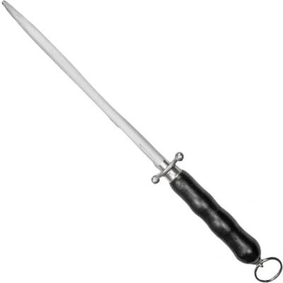 Afbeelding van Eikaso Solingen Professioneel Aanzetstaal 26 cm Grof Houten Heft