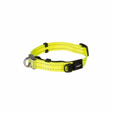 Afbeelding van Rogz Utility Safety Halsband Hondenhalsband 33 48x2 cm Geel L