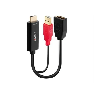 Afbeelding van Adapter HDMI naar DisplayPort LINDY 38289 Zwart