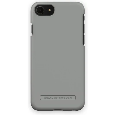 Afbeelding van iDeal of Sweden Hoesje Geschikt voor iPhone SE (2022) / (2020) 8 7 6s 6 Seamless Case Backcover grijs