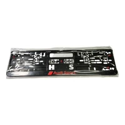 Image de Audi Sport GmbH 3291900100 Support de Plaque d&#039;immatriculation Noir/Rouge, 520 x 110 mm