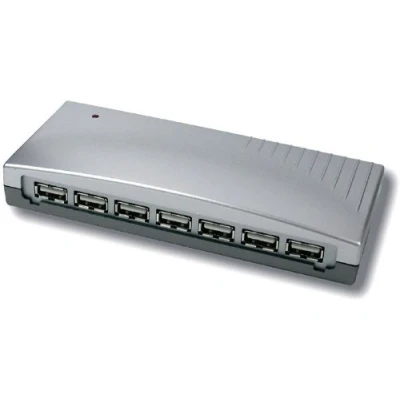 Afbeelding van Exsys USB 2.0 Hub (USB B, 7 Havens), Docking station + hub, Grijs