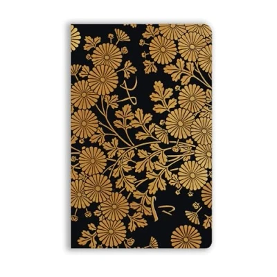 Afbeelding van Flame Tree Soft Touch Journals Uematsu Hobi: Box Decorated with Chrysanthemums (Soft Journal)