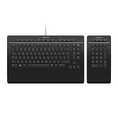 Afbeelding van 3Dconnexion Keyboard Pro with Numpad Toetsenbord en numeriek toetsenblok USB QWERTY VK
