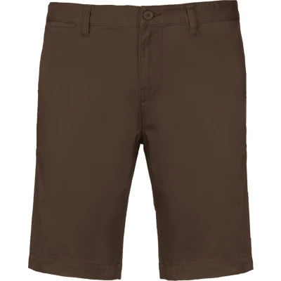 Afbeelding van Kariban Heren chino bermudashorts K750 Chocolate