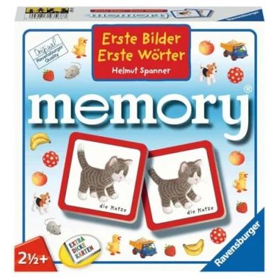Afbeelding van Ravensburger Kinderspiele, 88688 Erste Bilder Wörter memory®, mit Motiven aus dem Kinderbuch Bestseller von Helmut Spannner, Spielzeug ab 2 Jahren