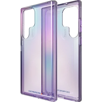 Afbeelding van Gear4 Hoesje Geschikt voor Samsung Galaxy S23 Ultra Milan Backcover transparant