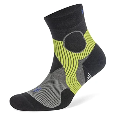 Afbeelding van Balega Athletic Running Support Quarter Sokken Unisex Lichtgrijs/ Zwart S