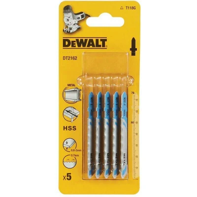 Afbeelding van DeWALT DT2162 T 118 G Decoupeerzaagblad voor Metaal &amp; Blikplaat VE=5