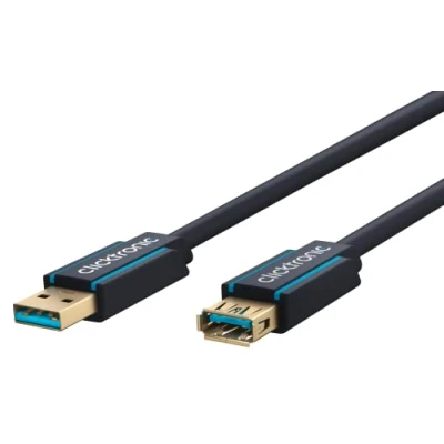 Afbeelding van Clicktronic High Speed USB 3.0 Verlengkabel type B 180 cm
