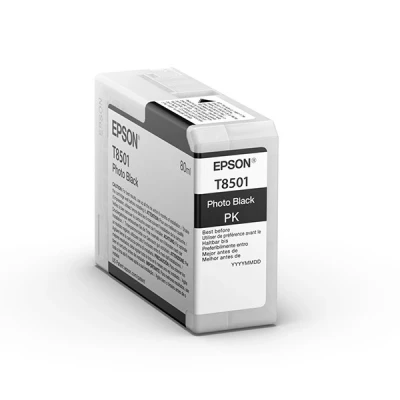Image de Epson T8501 80 ml photo noire original cartouche d&#039;encre pour SureColor P800, P800 Designer Edition, SC