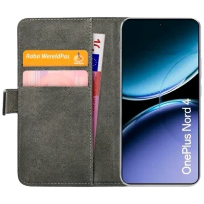 Afbeelding van Mobilize PU leer Book Case Zwart OnePlus Nord 4