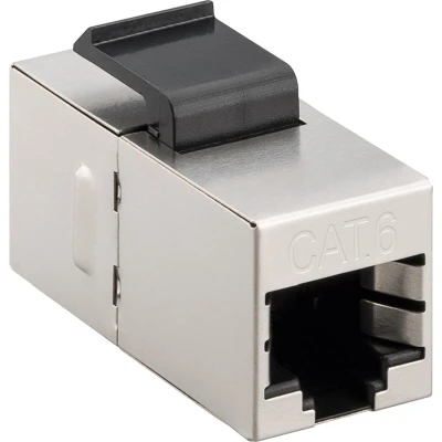 Afbeelding van Goobay Keystone Module RJ45 koppeling/connector CAT 6, STP 15,9 mm breed, 2x bus (8P8C)