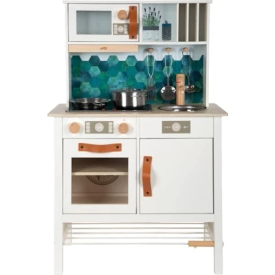 Afbeelding van Small Foot houten speelkeuken tasty wit