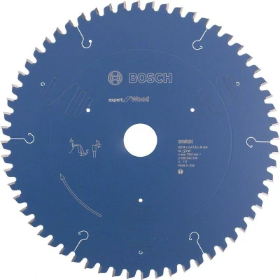 Image de BOSCH 2608642530 lame de scie circulaire Expert pour le bois, 254 x 30 2.4 mm, 60T