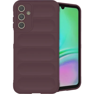 Afbeelding van iMoshion Hoesje Geschikt voor Samsung Galaxy A15 (4G) / (5G) Siliconen EasyGrip Backcover Aubergine