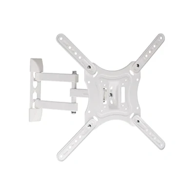 Image de ProperAV Support mural robuste pour TV 23 à 55, inclinaison 15 degrés, VESA 200x200, Blanc