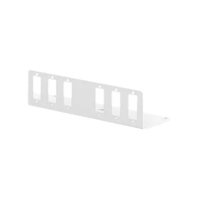 Image de DIGITUS Small Plaque adaptatrice de fibre optique gris, RAL 7035 6 ports