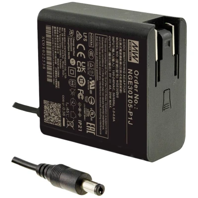 Afbeelding van Mean Well NGE30I05 P1J Stekkernetvoeding, vaste spanning