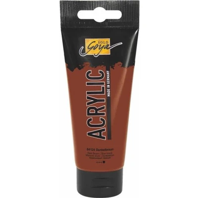 Afbeelding van Solo Goya Donkerbruine Acrylverf 100ml tube Hoge kwaliteit A merk