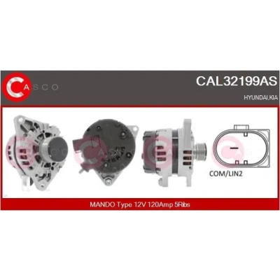 Afbeelding van CASCO CAL15218AS Dynamo / Alternator 12V 110A RENAULT: CLIO 2, Kangoo I, I Express