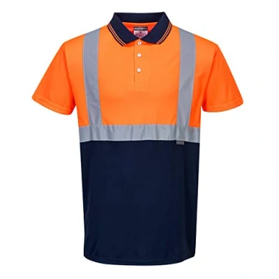 Afbeelding van Portwest Tweekleurig poloshirt maat 4XL marineblauw S479ONR4XL