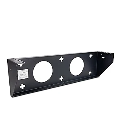 Afbeelding van Inter Tech 88887323, Montagebeugel, Zwart, Metaal, 15 kg, 2U, 48,3 cm (19&quot;)