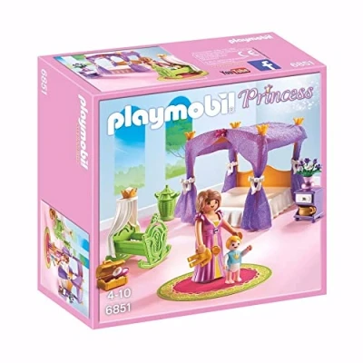 Afbeelding van Playmobil Koninklijke slaapkamer met hemelbed 6851