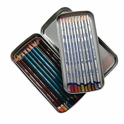 Afbeelding van Derwent 2300582 Pennendoos met 2 etages, afneembaar dienblad, professionele kwaliteit
