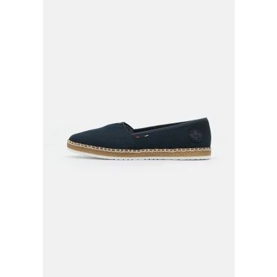 Afbeelding van Rieker Instappers, Dames, Maat: 37, Blau Textiel