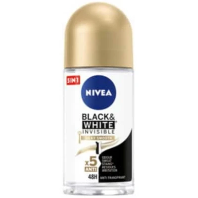 Afbeelding van Nivea Black &amp; White Silky Smooth Deodorant Roller 50ML