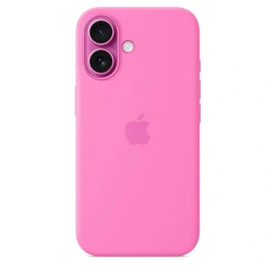 Afbeelding van Apple Siliconen hoesje met MagSafe (Apple iPhone 16), Smartphonehoes, Roze