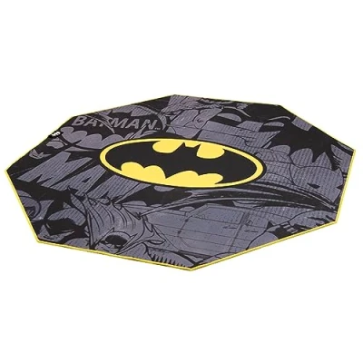Image de Tapis de sol gamer Batman pour fauteuil gaming Antidérapant Noir