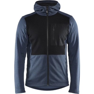 Afbeelding van Blaklader 3540 2533 Hoodie met hele rits Gevoelloos Blauw/Zwart