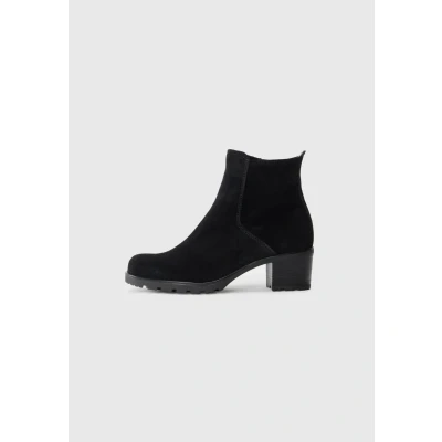 Afbeelding van Gabor 800.1 Enkellaarsjes Enkelboots met rits Dames Zwart Maat 40