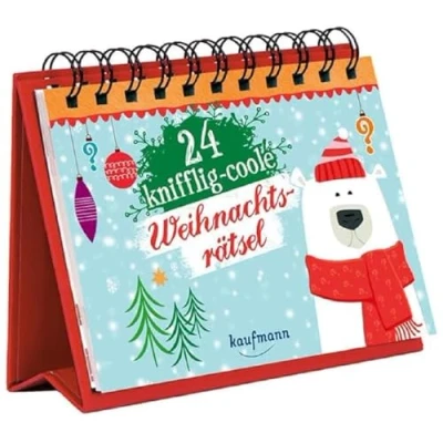 Afbeelding van 24 knifflig coole Weihnachtsrätsel