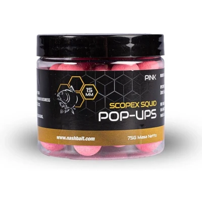Afbeelding van Nash Scopex Squid Pop ups Pink 12mm 75g