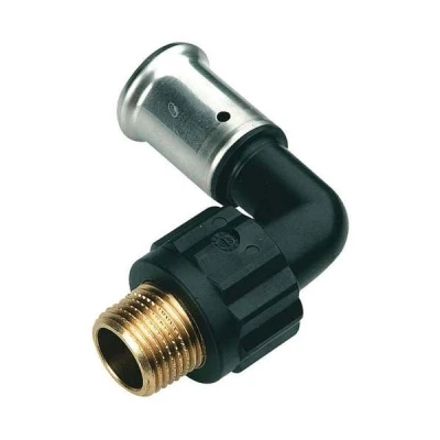 Afbeelding van Henco knie Ø32x1&quot; pers x buitendraad. Artikelnr: 5PK 3206