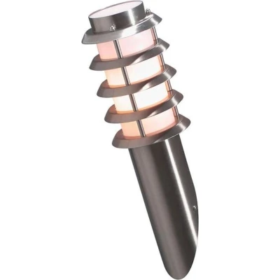 Afbeelding van Konstsmide Trento 7560 000 Buitenlamp (wand) Spaarlamp, LED E27 11 W RVS
