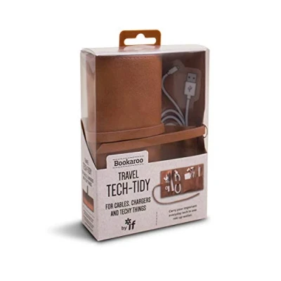 Afbeelding van Bookaroo Travel Tech Tidy Brown