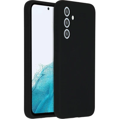 Afbeelding van Accezz Hoesje Geschikt voor Samsung Galaxy A54 (5G) Siliconen Liquid Silicone Backcover Zwart
