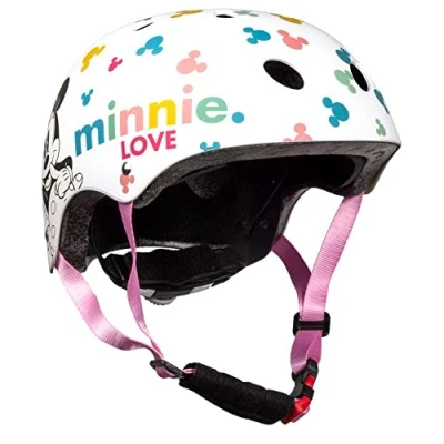 Afbeelding van Seven Polska Minnie Mouse skatehelm voor meisjes, wit, maat M