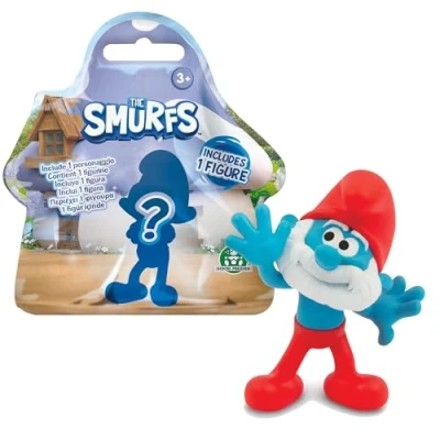 Afbeelding van De Smurfen, 1 beeldje 5.5 cm, 12 verzamelmodellen, Willekeurig patroon, Speelgoed voor kinderen vanaf 3 jaar
