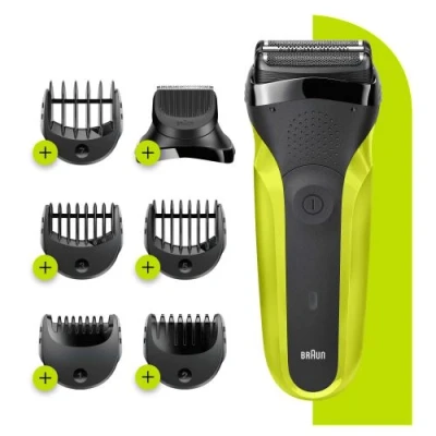 Image de Rasoir électrique Braun Série 3 300BT Noir et Vert