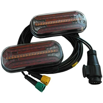 Afbeelding van Fristom Led achterlichtset voor aanhangers, dynamische knipperlichten, 5 m, 13 polig, 12/24 V