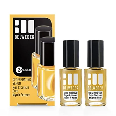 Afbeelding van BELWEDER Regenererend serum voor nagels en nagelriemen met mirre extract 2 x 7,5 ml Beschadigde nagelverzorging Stimuleert de regeneratie na valse versterkt herstelt